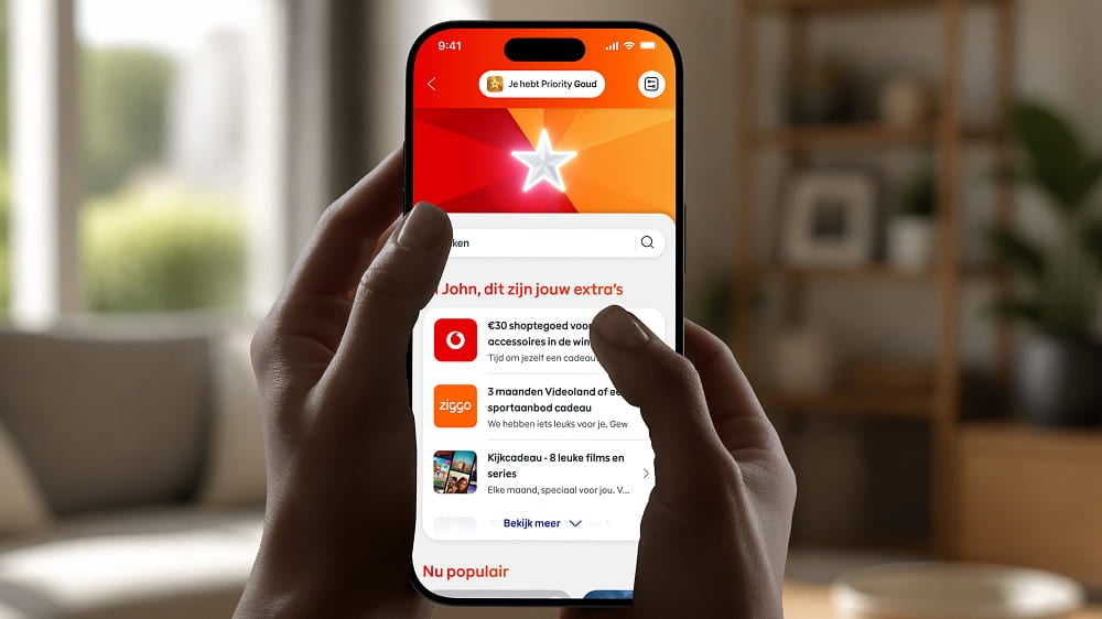1. Open de app
